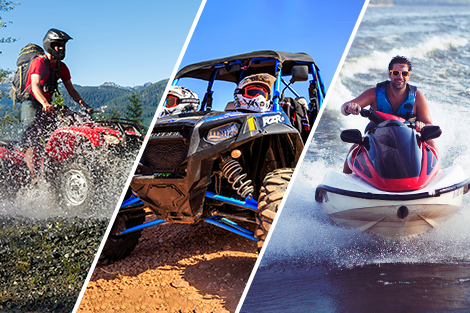 ATVs, UTVs, and watercraft loans